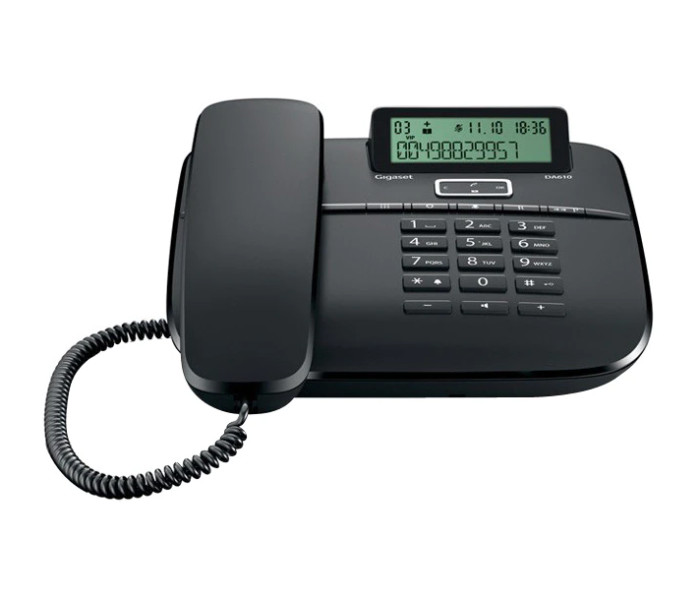 Gigaset DA610 Corded Phone - Black - Zoom Image 1