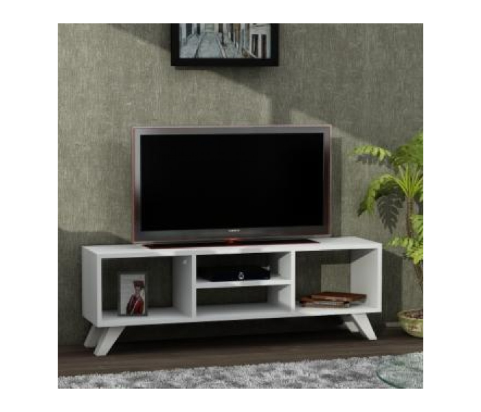 Yaren 1 Carton TV Table - White - Zoom Image 1