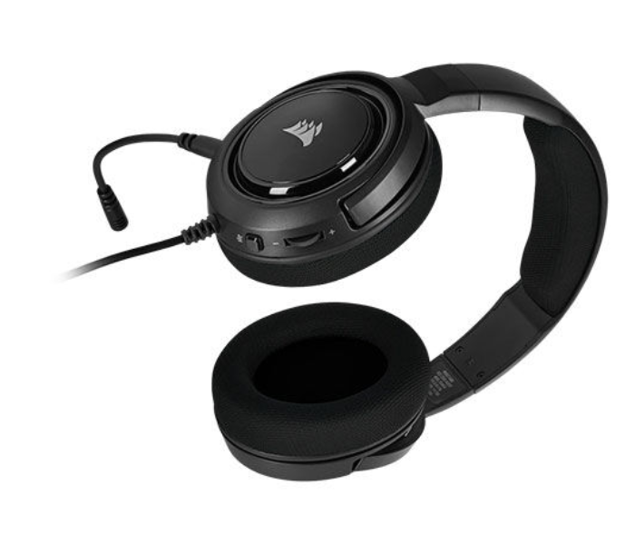 Corsair HS45 Stereo 7.1 Surround Sound Gaming Headset - Carbon Black - Zoom Image 2