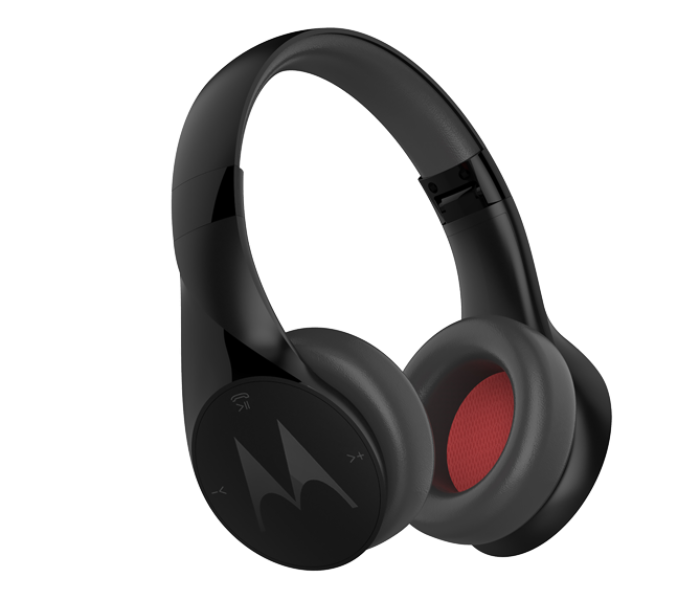 Motorola Pulse Escape Over-Ear Wireless Headphones - Black - Zoom Image 1