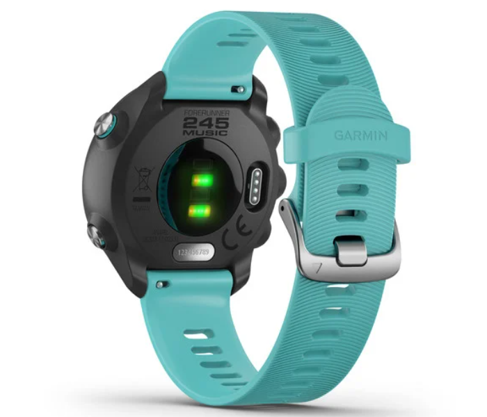 Garmin 010-02120-32 Forerunner 245 Music Smart Watch - Aqua - Zoom Image 6