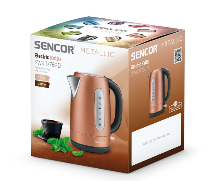 Sencor SWK 1776GD 1.7 Litre Electric Kettle - Brown (Duplicate) - Zoom Image 4