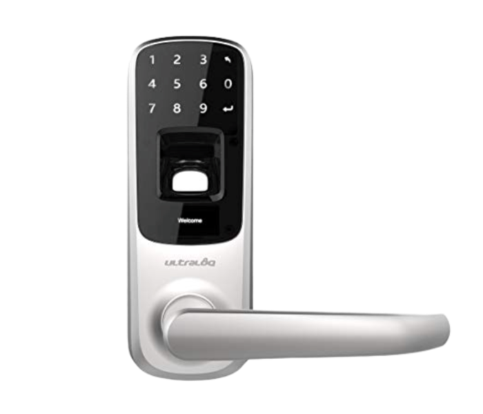 UltraLoq UL3-BT Satin Nickel Bluetooth and Biometric Smart Door Lock - Zoom Image 1