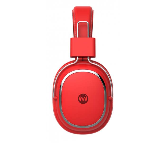 Microdigit MD333T Premium Wireless Stereo Headphone - Red - Zoom Image 2