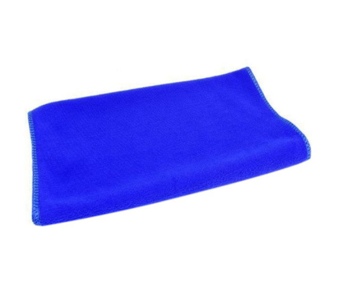 Microfiber Waxing Cloth Hand Towel For Car - Blue - Zoom Image