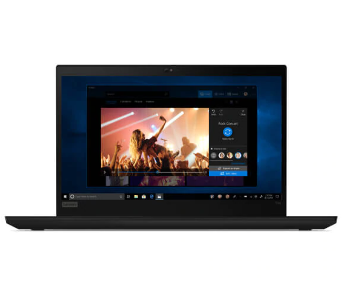 Lenovo ThinkPad T14 20S00012AD 14.0 inch Intel Core i5 8GB DDR4 RAM 512GB SSD Intel HD Graphics Windows 10 Pro 64 - Black - Zoom Image 3