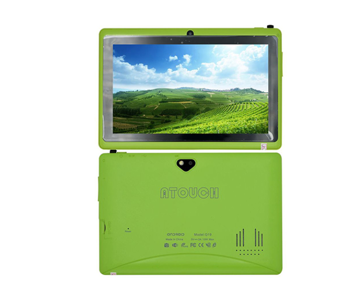 A Touch Q19 7 inch 1GB RAM 8GB WiFi Android Tablet - Green - Zoom Image