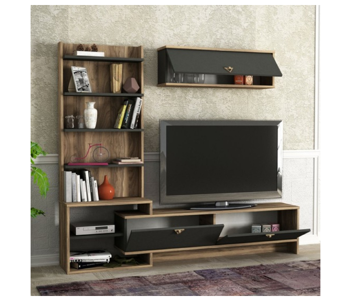 Lonin Piril 2 Carton TV Table - Wood - Zoom Image 2