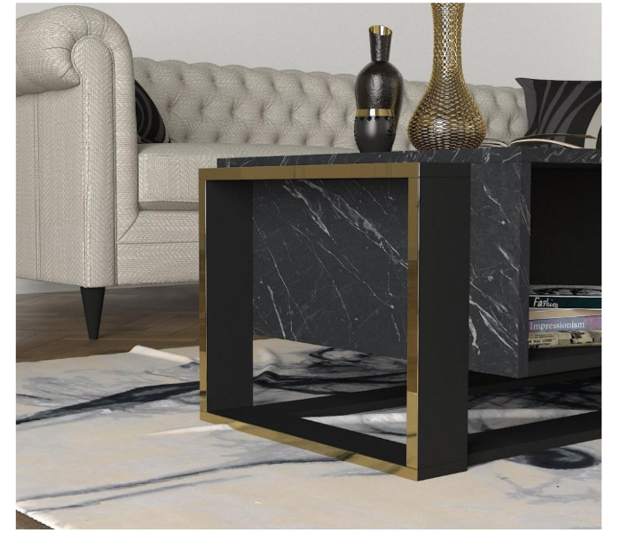 Bianco 1 Carton Coffee Table - Black - Zoom Image 2