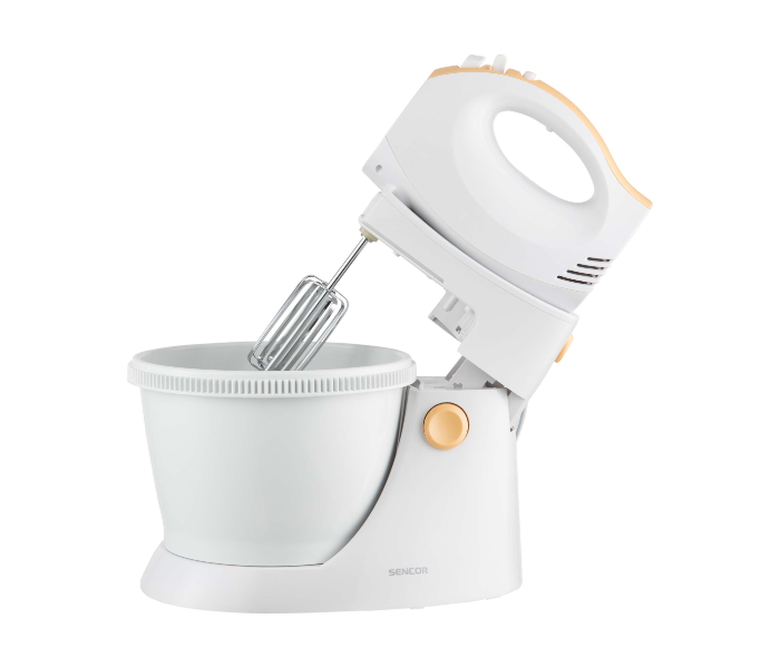 Sencor SHM5330 Hand Mixer with Rotating Bowl - White - Zoom Image 3