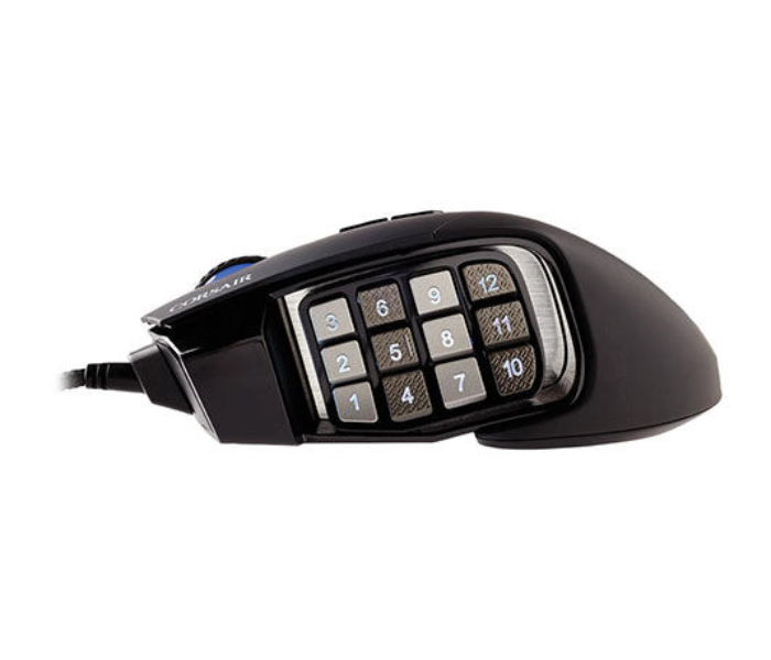 Corsair Scimitar RGB Elite Optical MOBA or MMO Gaming Mouse - Black - Zoom Image 3