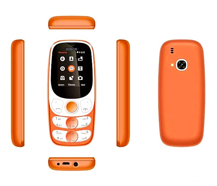 ODSCN 2300 1.7 Inch 860Mah  Fm Radio Bluetooth Speaker Dual Sim  Card Phone - Orange - Zoom Image 1