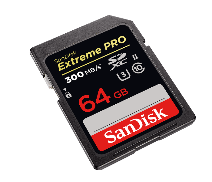 Sandisk SDSDXPK-064G-GN4IN 300MB/S 64GB Extreme Pro SDXC UHS-II Memory Card - Zoom Image 2