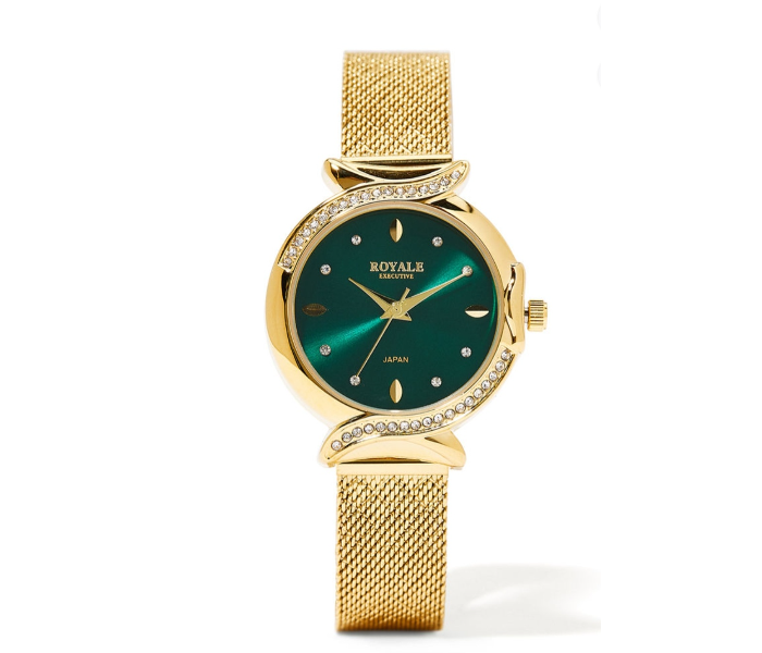 Royale RE080G Executive Analog Watch For Women - Green - Zoom Image