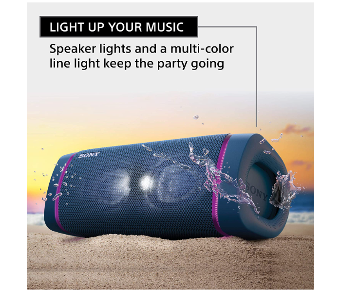 Sony SRS-XB33 Wireless Extra Bass Bluetooth Speaker - Blue - Zoom Image 8