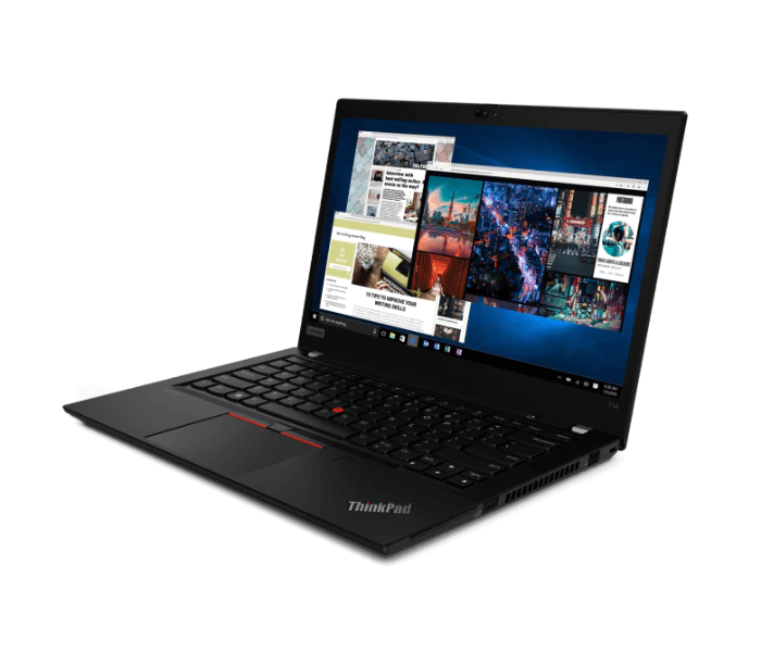 Lenovo ThinkPad T14 20S0001AAD 8GB DDR4 512GB SSD 14.0Inch Intel Core i7 Intel HD Graphics Windows 10 Pro 64 - Black - Zoom Image 1