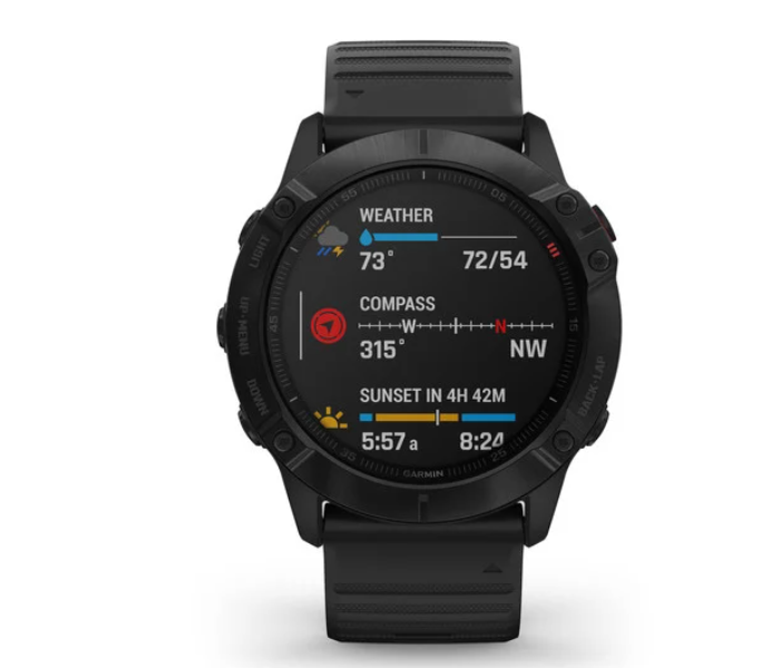 Garmin 010-02157-01 Fenix 6X Pro Edition Balck with Black Band GPS Smart Watch - Zoom Image 4