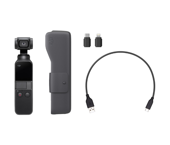 DJI Osmo Pocket Handheld 3 Axis Gimbal Stabilizer With Integrated Camera - Black   - Zoom Image 6