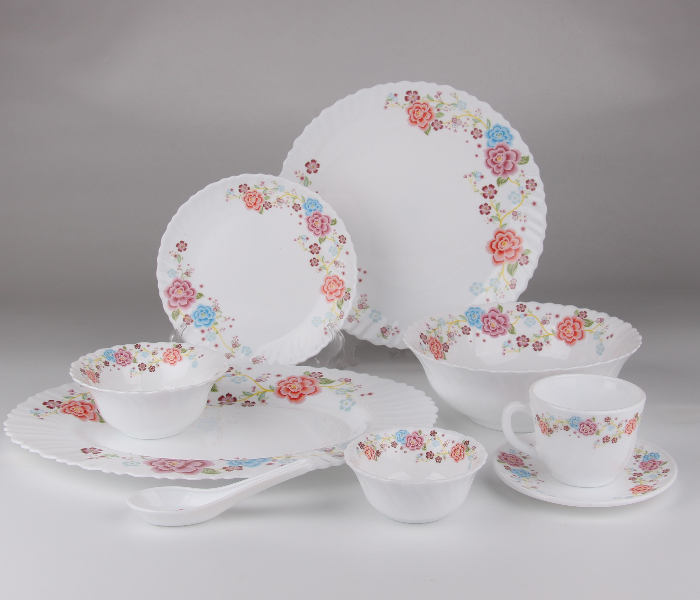 RYB JCHZ-2607 Opal Dinner Set 44 Pcs Design 3 Regular - Zoom Image