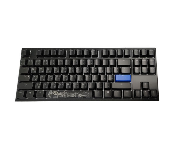 Ducky One 2 RGB TKL PBT Cherry MX Red Switch Mechanical Gaming Keyboard - Black - Zoom Image 1