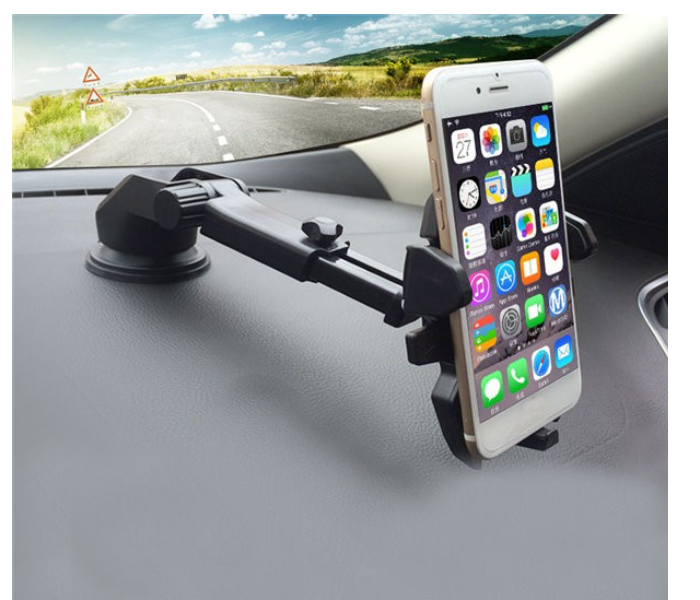 Car Mobile Phone Holder - Black - Zoom Image