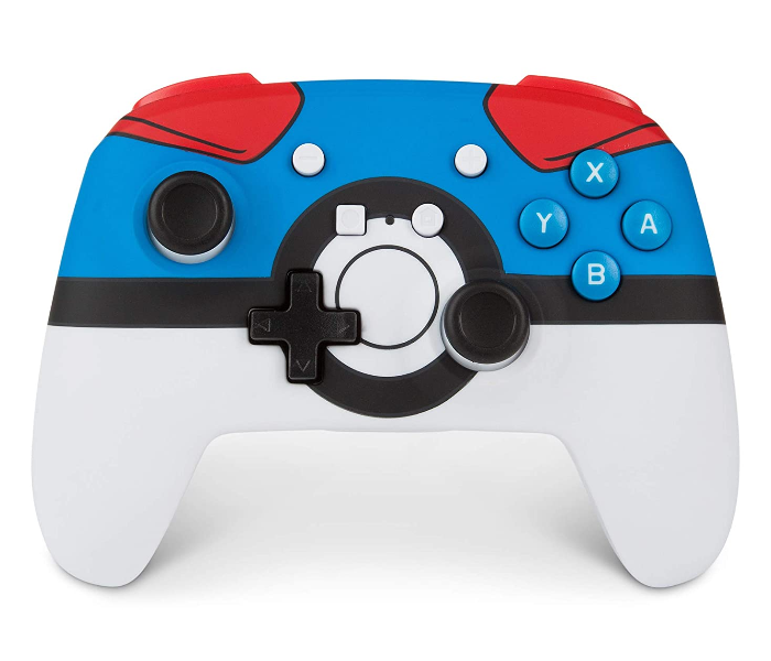 PowerA Enhanced Wireless Controller for Nintendo Switch Pokemon Poke Ball - Blue - Zoom Image