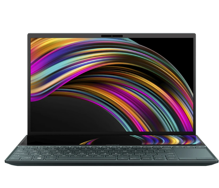 Asus Zenbook UX481FL-HJ113T 16GB RAM 1TB SSD 14 Inch 12.6 Inch Screen Pad Intel Core i7-10510U NVIDIA GeForce Graphics Windows 10 Home - Blue - Zoom Image 1