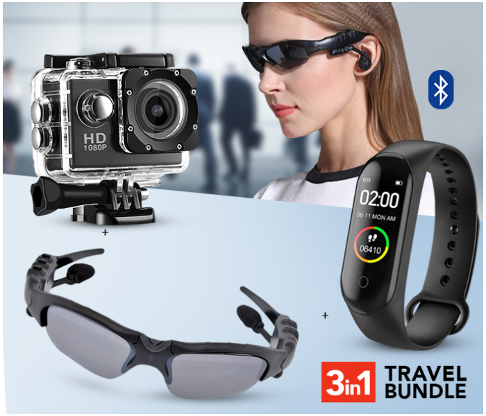 Action Digital Sport Camera A9 Full HD Assorted Image