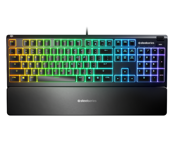 SteelSeries Apex 3 Water Resistant Gaming Keyboard - Zoom Image 1