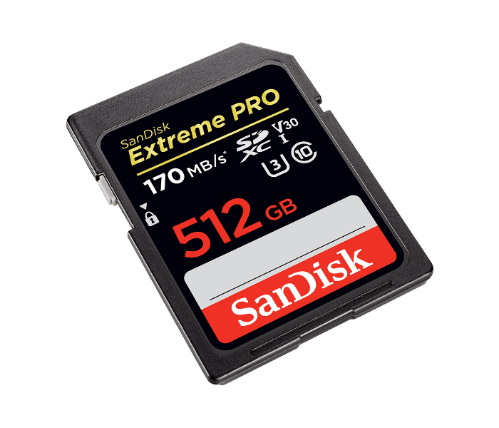 Sandisk SDSDXXY-512G-GN4IN 170MB/S 512GB Extreme Pro SDXC UHS-I Memory Card - Zoom Image 2