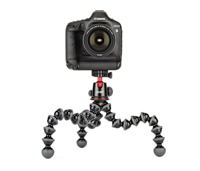 Joby JB01508-BWW GorillaPod 5K Kit Premium Machined Aluminum Flexible Tripod for DSLR and Mirrorless Cameras - Black and Red - Zoom Image 2