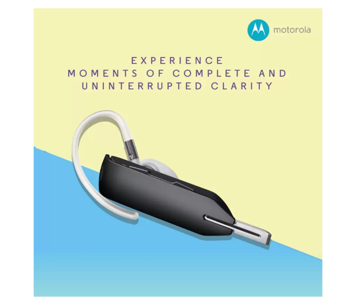 Motorola HZ850 Whisper Bluetooth In-Ear Headset - Black - Zoom Image 2