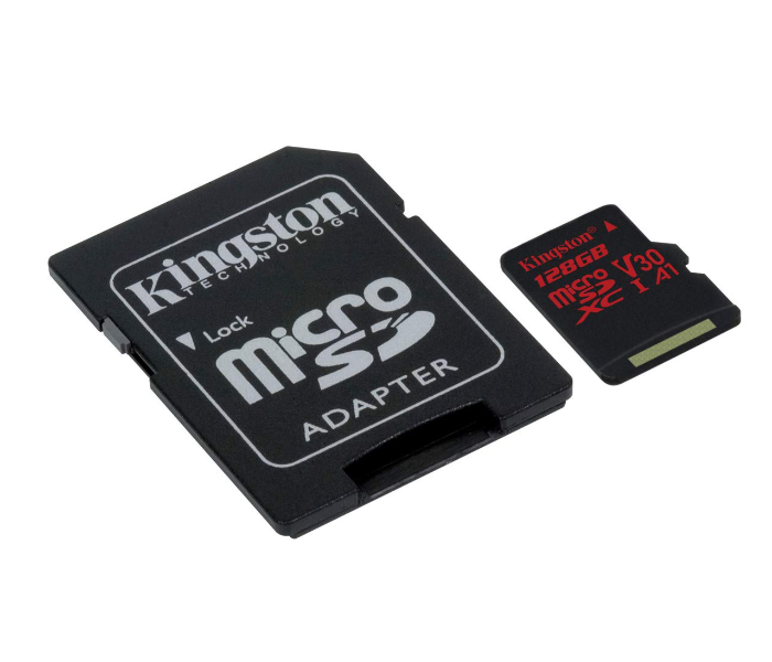 Kingston SDCR128GB 128GB Canvas React Class 10 Memory Card - Zoom Image 1