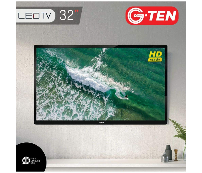 G Ten 32 Inch HD LED TV - Black - Zoom Image 3