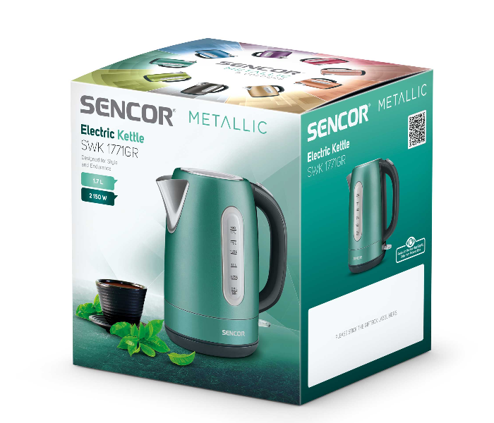 Sencor SWK 1771GR 1.7 Litre Electric Kettle - Dark Green - Zoom Image 4