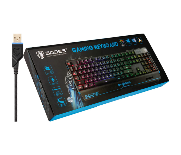 Sades Neo Blademail RGB 104 Key Gaming Keyboard - Zoom Image 3