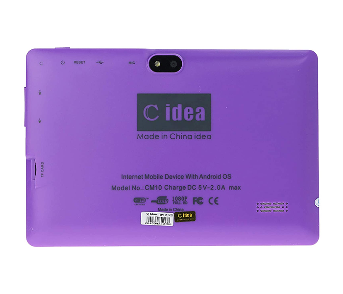 C Idea CM10 7 inch 1GB RAM 8 GB WiFi Android Tablet - Purple - Zoom Image 3