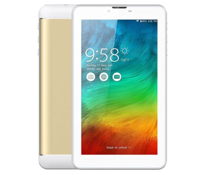 S-Color U200 7 Inch 3GB RAM 32GB WiFi 4G LTE Android Tablet - Gold - Zoom Image 1