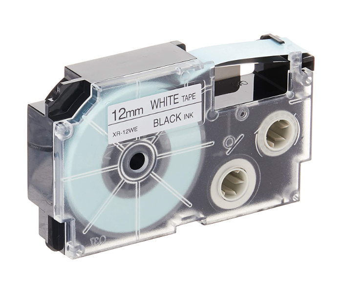 Casio XR-12WE1 12mm Label Tape - White - Zoom Image 1