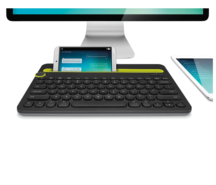 Logitech K480 Bluetooth Multi-Device Keyboard - Black - Zoom Image 3