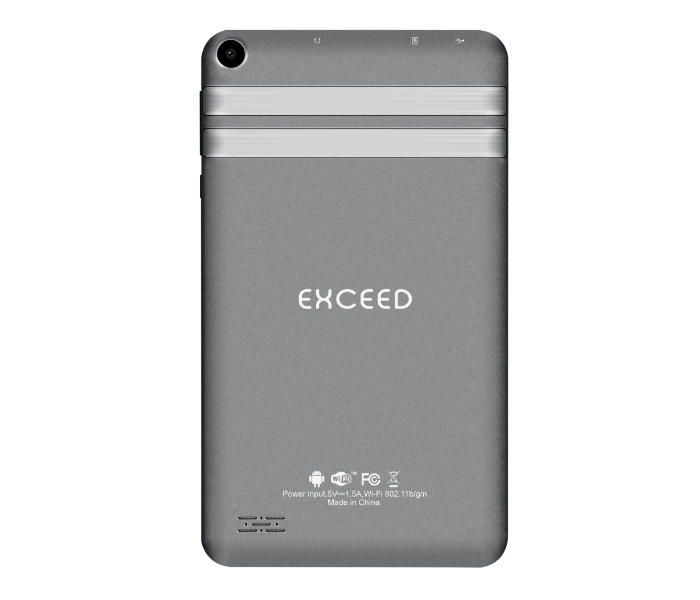 Exceed EX7W1 7 Inch 1GB RAM 16GB WiFi Quad Core Processor Android Tablet with Dual Camera- Grey - Zoom Image 2