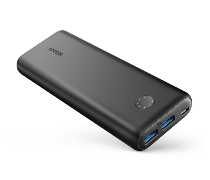 Anker A1260 20000mAh Powercore II Power Bank - Black - Zoom Image 1