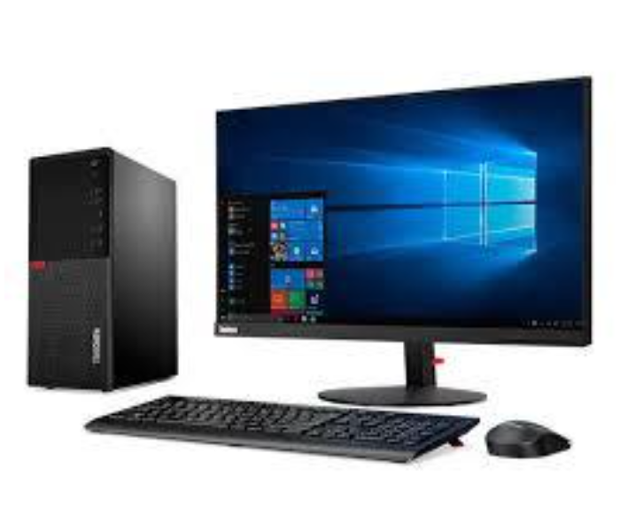 Lenovo M720T PC-10SQ002XAX Tower Desktop 4GB RAM 1TB HDD Intel Core i-5 Intel HD Graphics Windows 10 Pro with Keyboard and Mouse - Black - Zoom Image 3