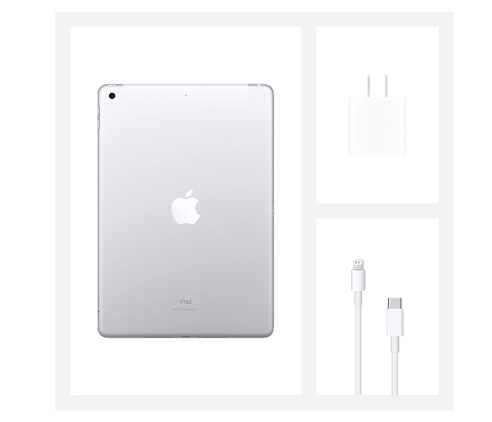 Apple iPad 10.2 inch 8th Generation 2020 WiFi and Cellular 128GB - Silver - Zoom Image 7