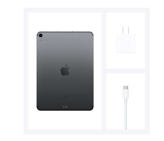 Apple iPad Air 10.9 inch 4th Generation 2020 WiFi and Cellular 64GB - Space Grey - Zoom Image 7