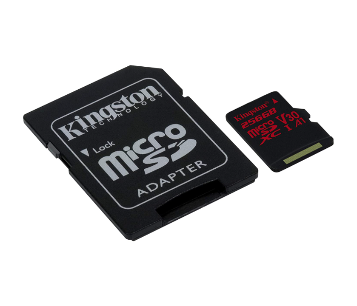 Kingston SDCR256GB 256GB Canvas React Class 10 Memory Card - Zoom Image 2