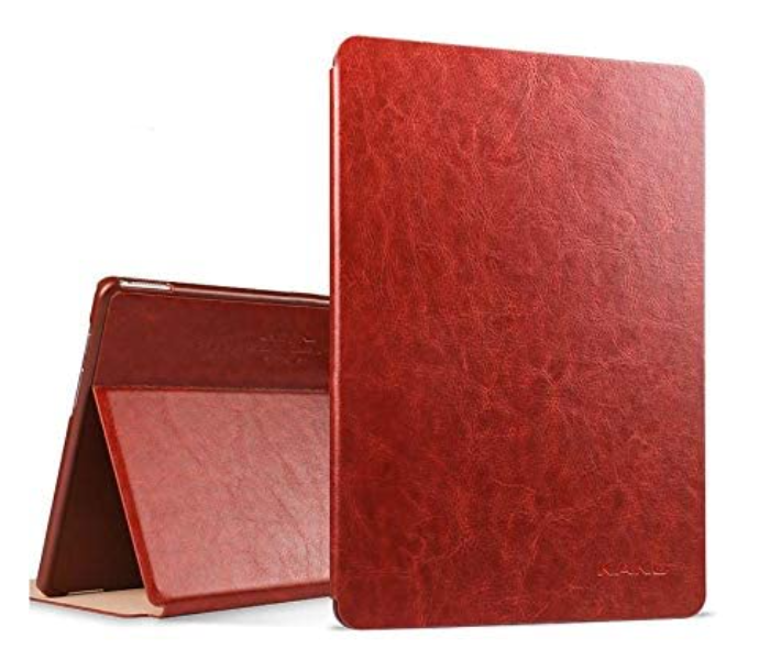 Kaku Leather Case For Samsung Galaxy Tab A 8.0 Fold Stand Tablet Cover Funda - Brown - Zoom Image