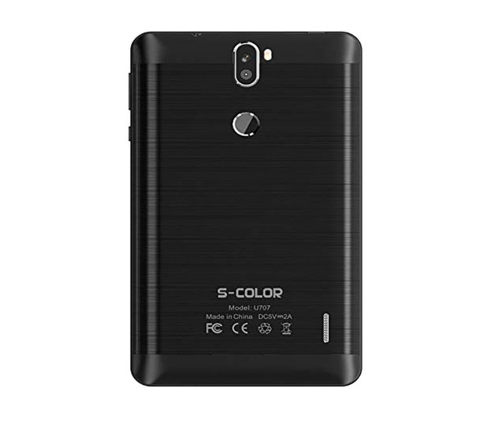 S-Color U707 7-Inch 2GB RAM 16GB Wi-Fi Dual SIM 4G LTE - Black - Zoom Image 3