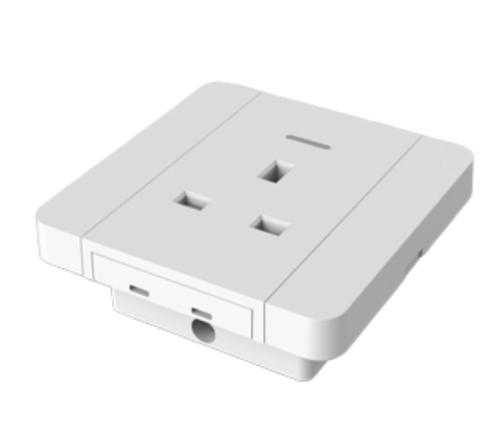 Secket GBQ13301A Single Wall Socket - White - Zoom Image 1