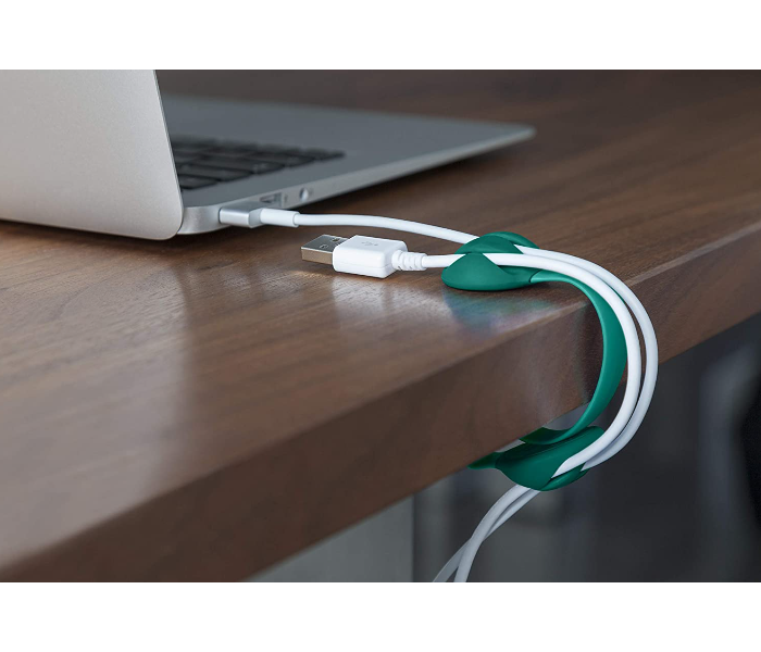 Bobino DECACEM Desk Cable Clip - Emerald - Zoom Image 3